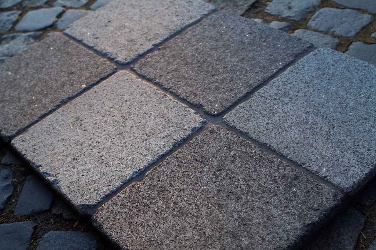 Rutschfester luxus Granitboden