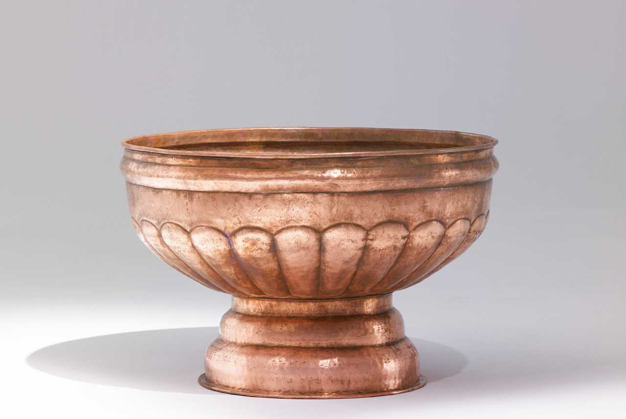 Amphora-style vase made from copper