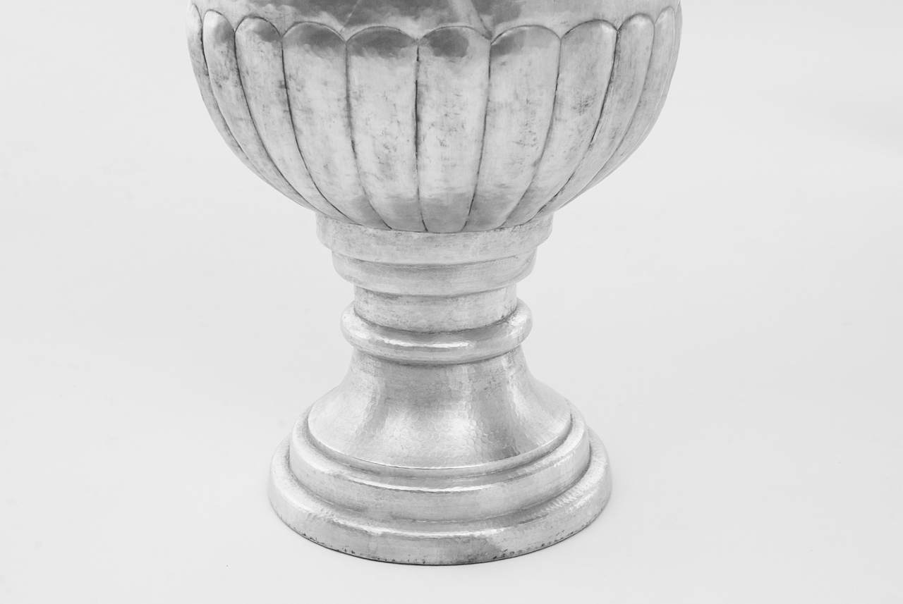 Amphora-style vase made from aluminium